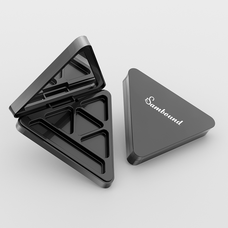 空磁吸三角形眼影盤(pán)彩妝包材定制加工廠家