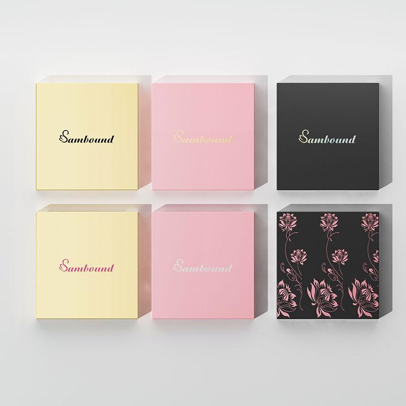 多色方形卡扣眼影盤